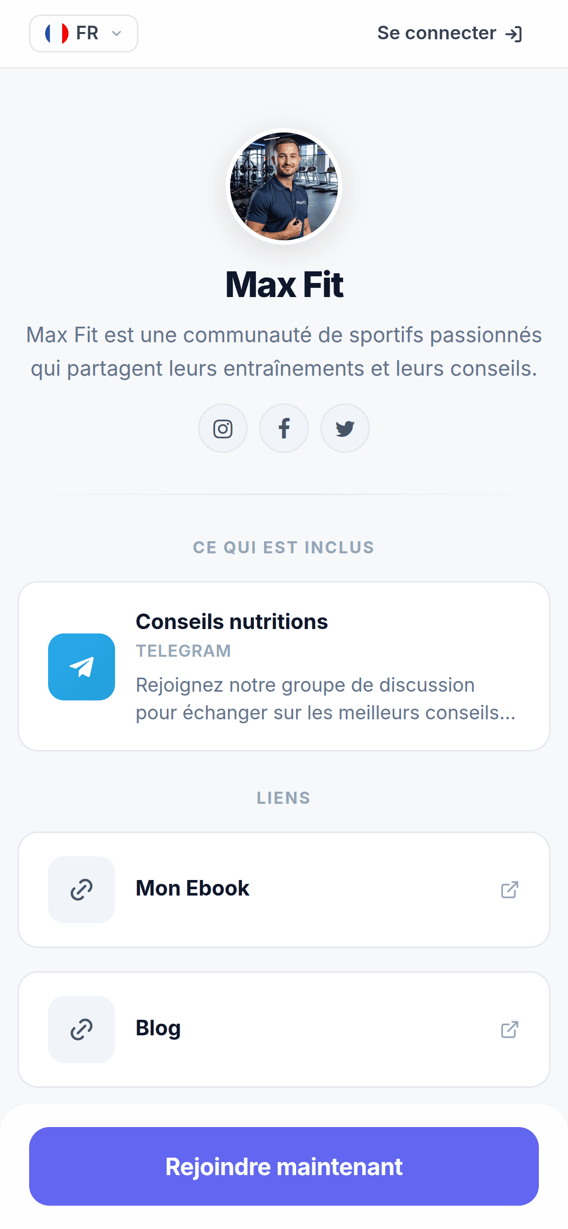 Onesub creator page
